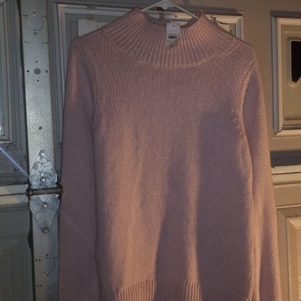 Ann Taylor Marled Turtleneck Sweater
